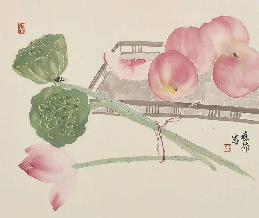 王燕楠：桃子新红丨私享艺术