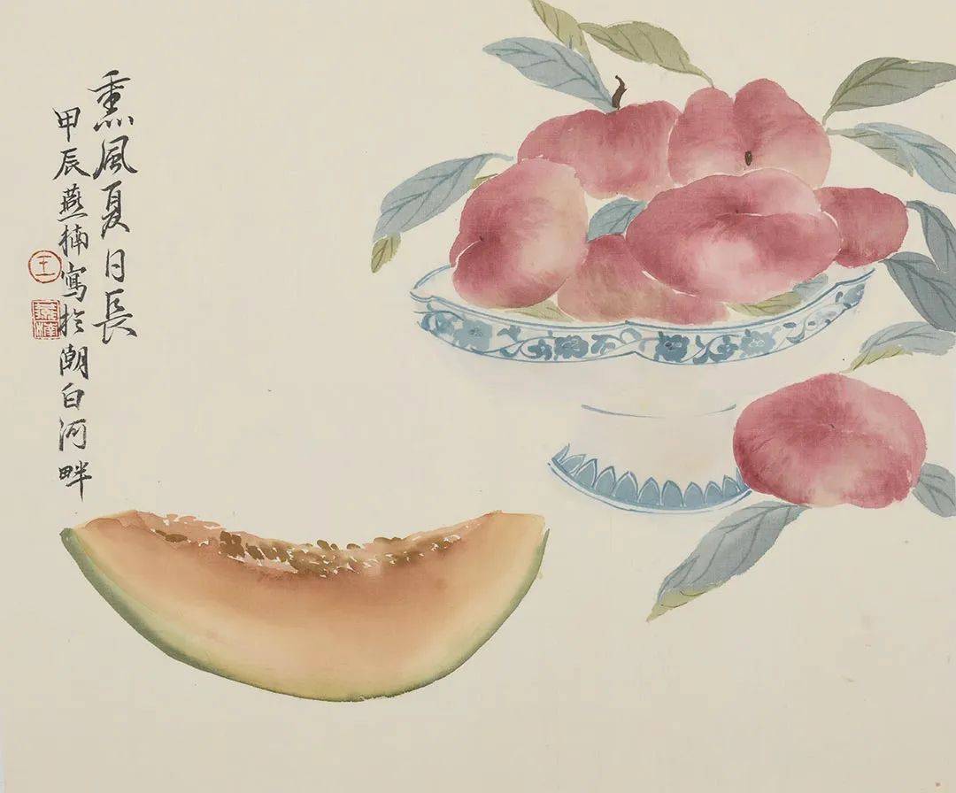 王燕楠：桃子新红丨私享艺术