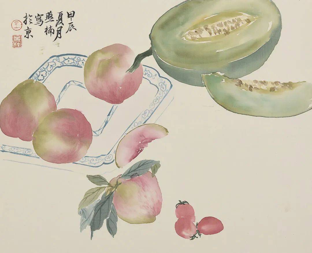 王燕楠：桃子新红丨私享艺术